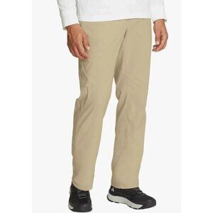 NEW Eddie Bauer Mens 30x30 Rainier Tech Cargo Pants  Nylon/Spandex Lightweight